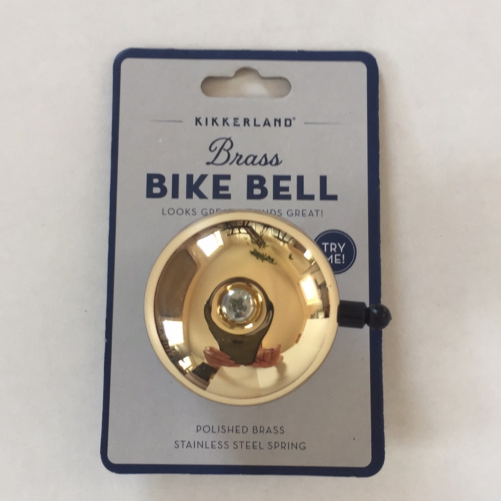 Kikkerland Brass Bike Bell Brand New